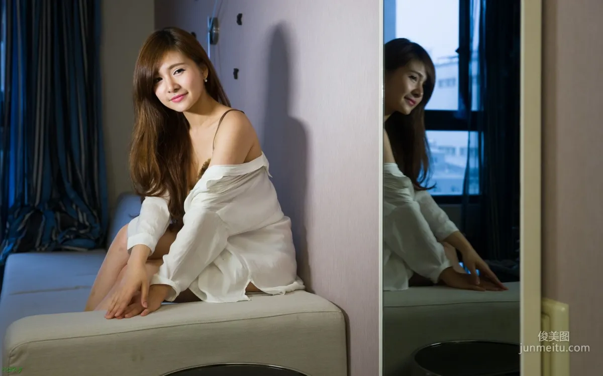 [Taiwan Beauties] Abbie Chiu, Black Stockings OL Lingerie Appreciation Photo Set photo 30