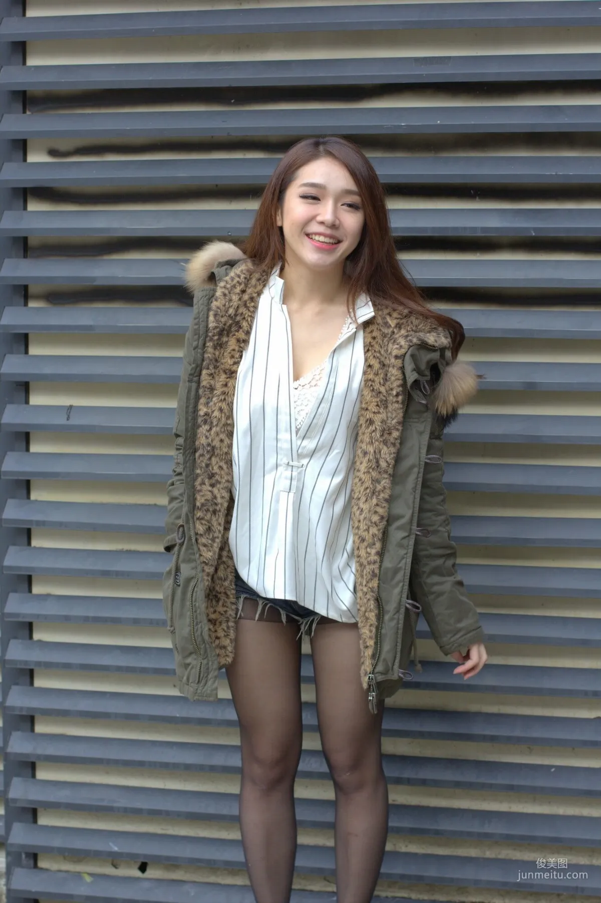[Taiwan Beauties] Baby66 Black Stockings Street Snap Photo Set photo 87