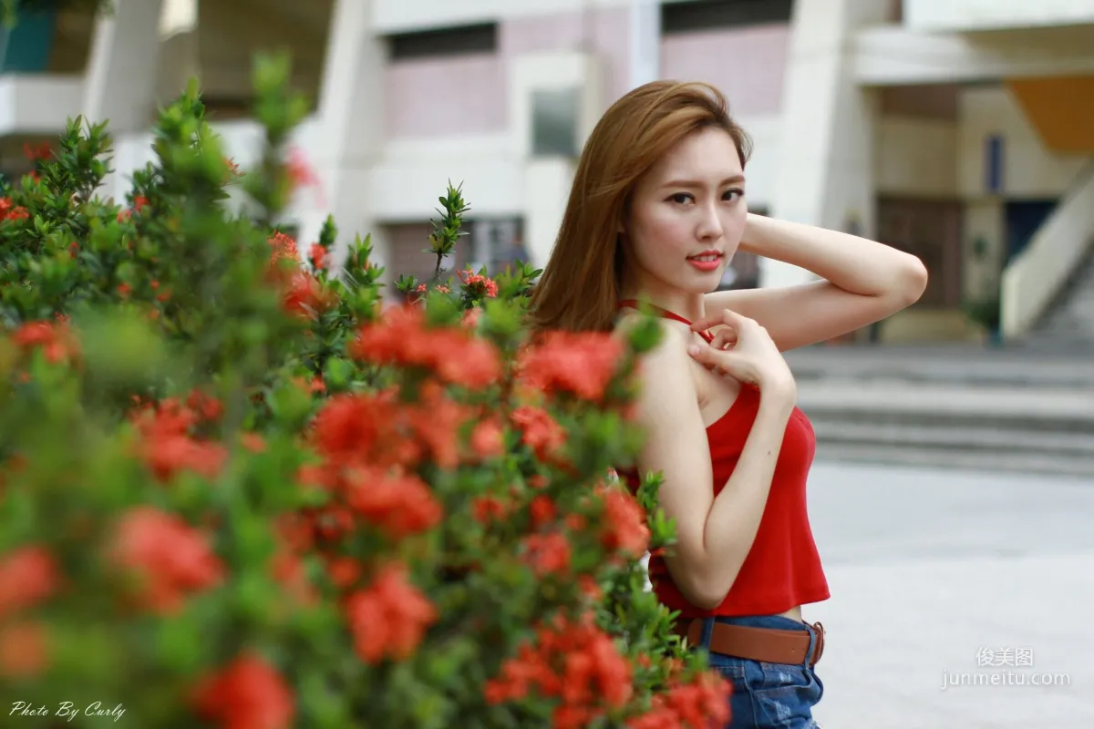 [Taiwan Internet Celebrity Beauty] Guo Minwen Queenie, Martial Arts Hall Street Snap, Photo Set photo 33