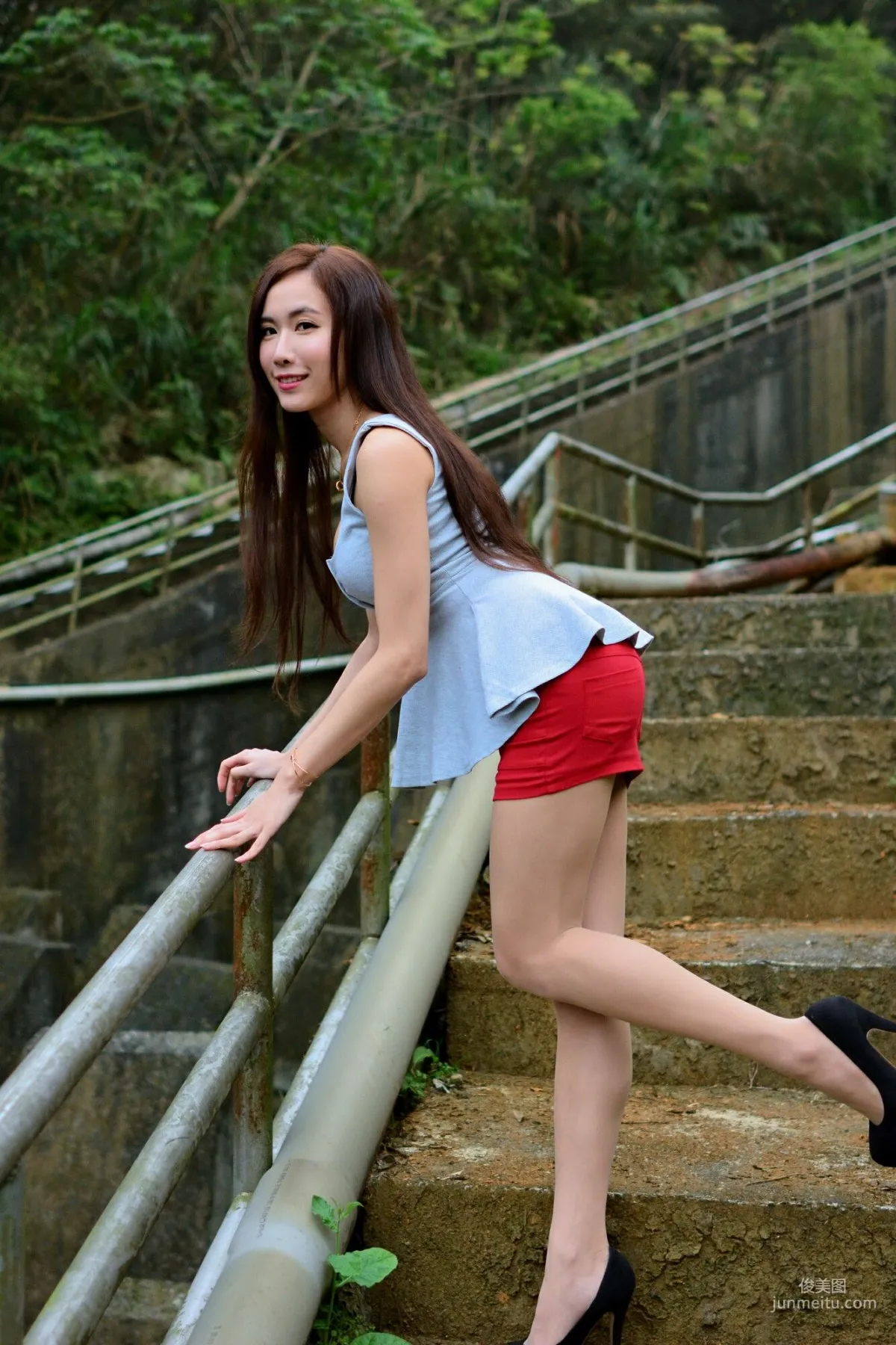 [Taiwan Beauties] Dora Yanxi, Landscape Green Outdoor Shoot (Three Outfits) Photo Set photo 28