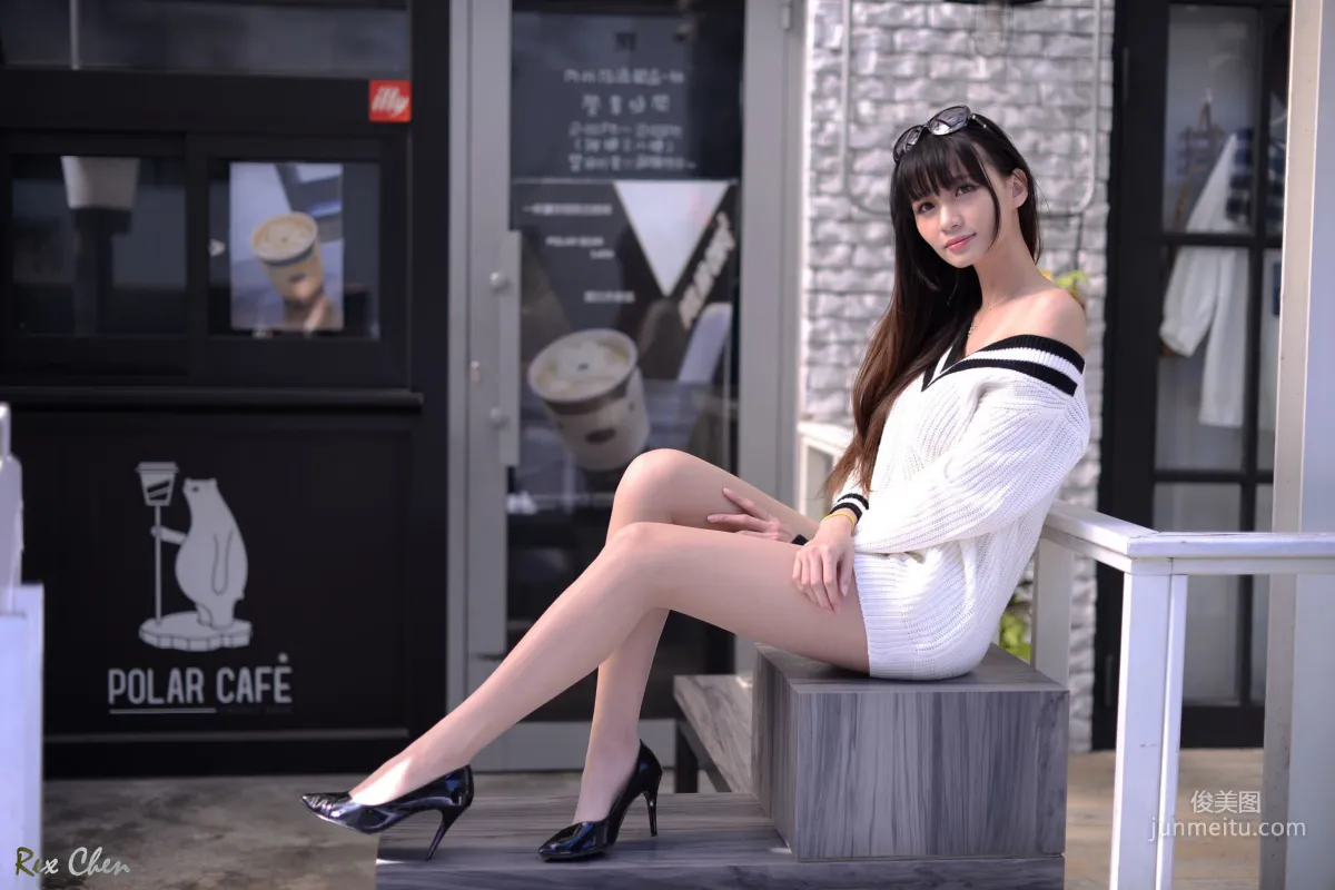 [Taiwan Web Celebrity Beauty] Cai Yixin - Outdoor Shoot 6 Outfit Collection Photo Set photo 47