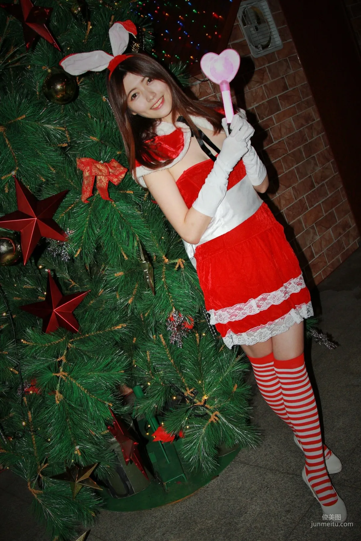 [Taiwan Beauties] Huang Pin Xuan, Banqiao Christmas City Night Shoot Photo Set photo 49