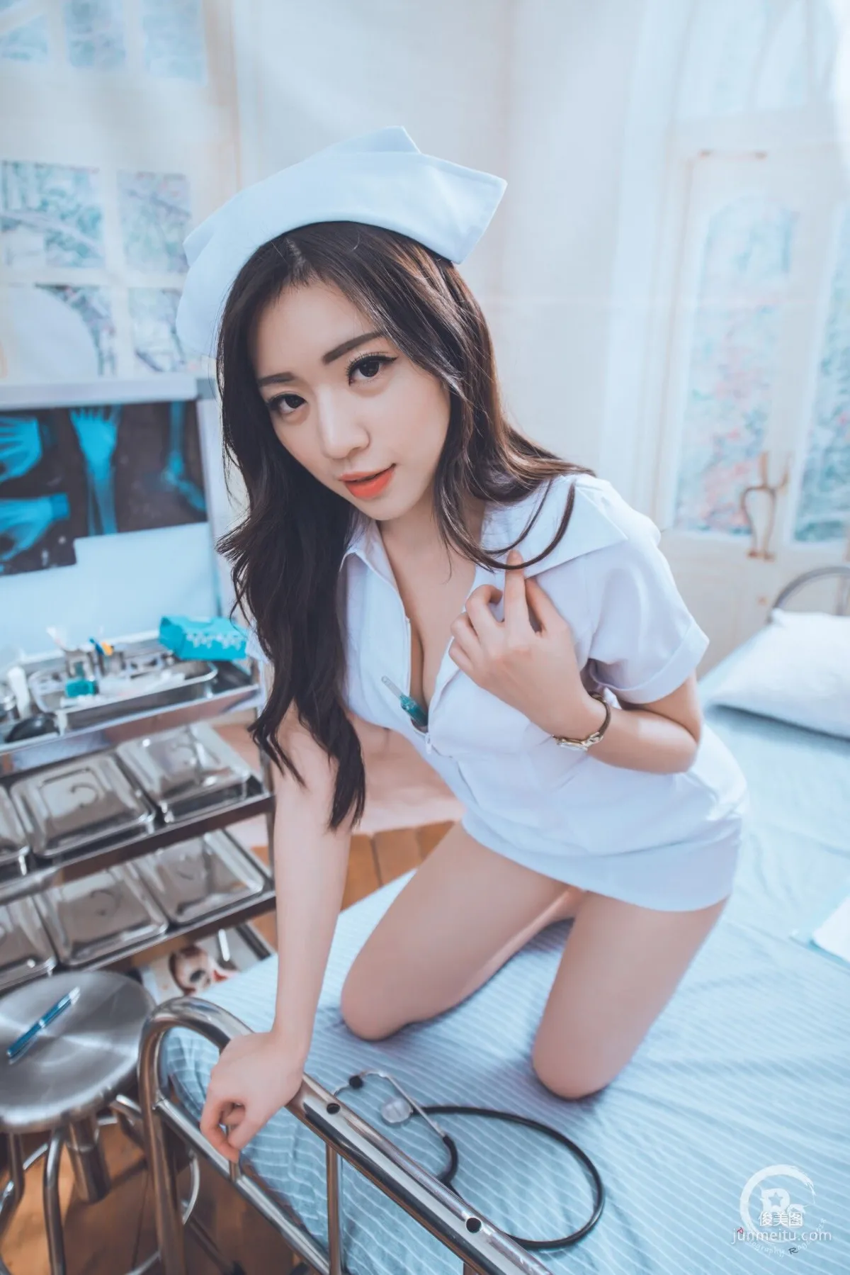 [Taiwan Internet Celebrity Beauty] Xie Liqi, Xie Yuqi's Nurse Photo Set photo 15