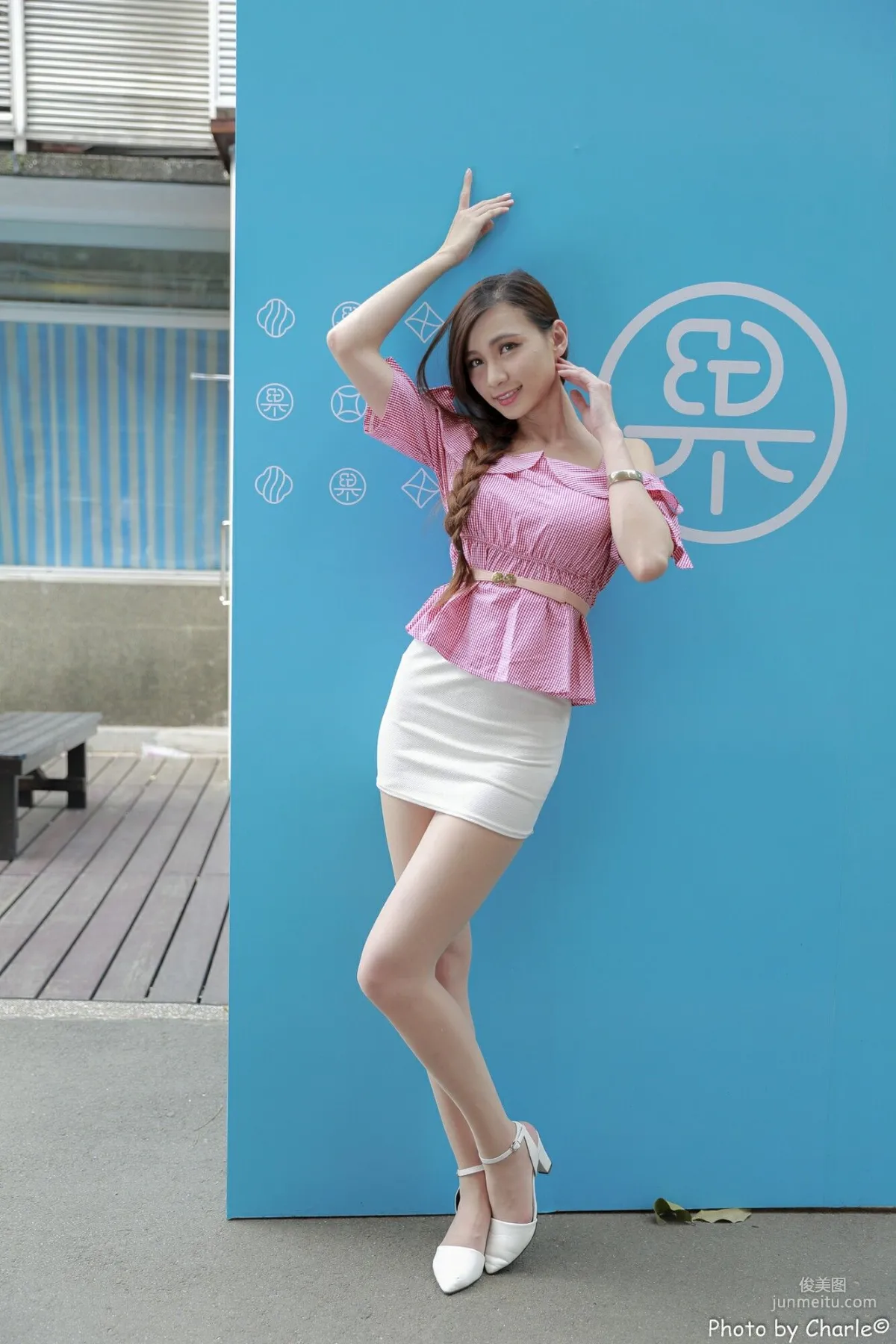 [Taiwan Beauties] Cai Yixin Candice Normal University Outdoor Shoot 3 Outfits Photo Set photo 7
