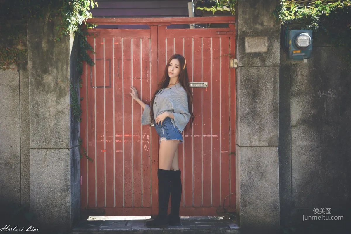 [Taiwan Beauties] Huang Shangyan Rubis, Guting Station Area, Denim Hot Pants Street Snap Photo Set photo 32