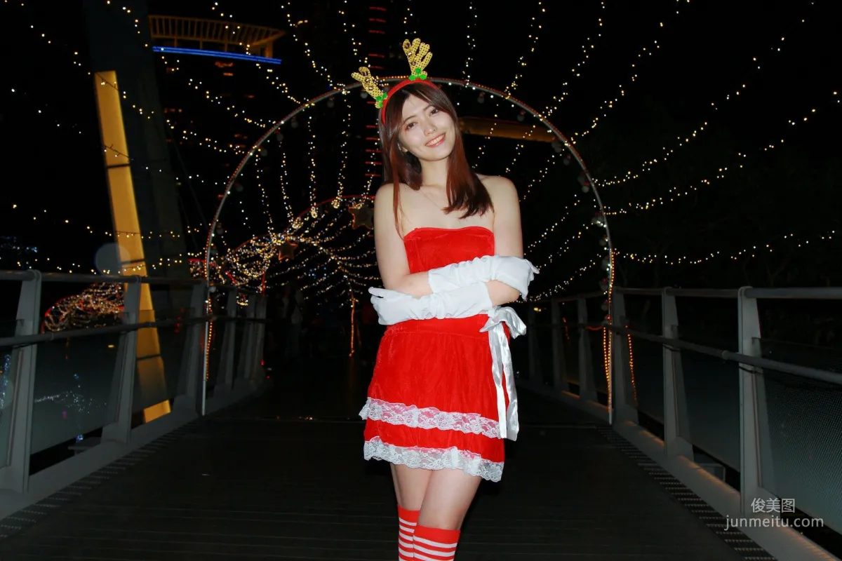 [Taiwan Beauties] Huang Pin Xuan, Banqiao Christmas City Night Shoot Photo Set photo 38