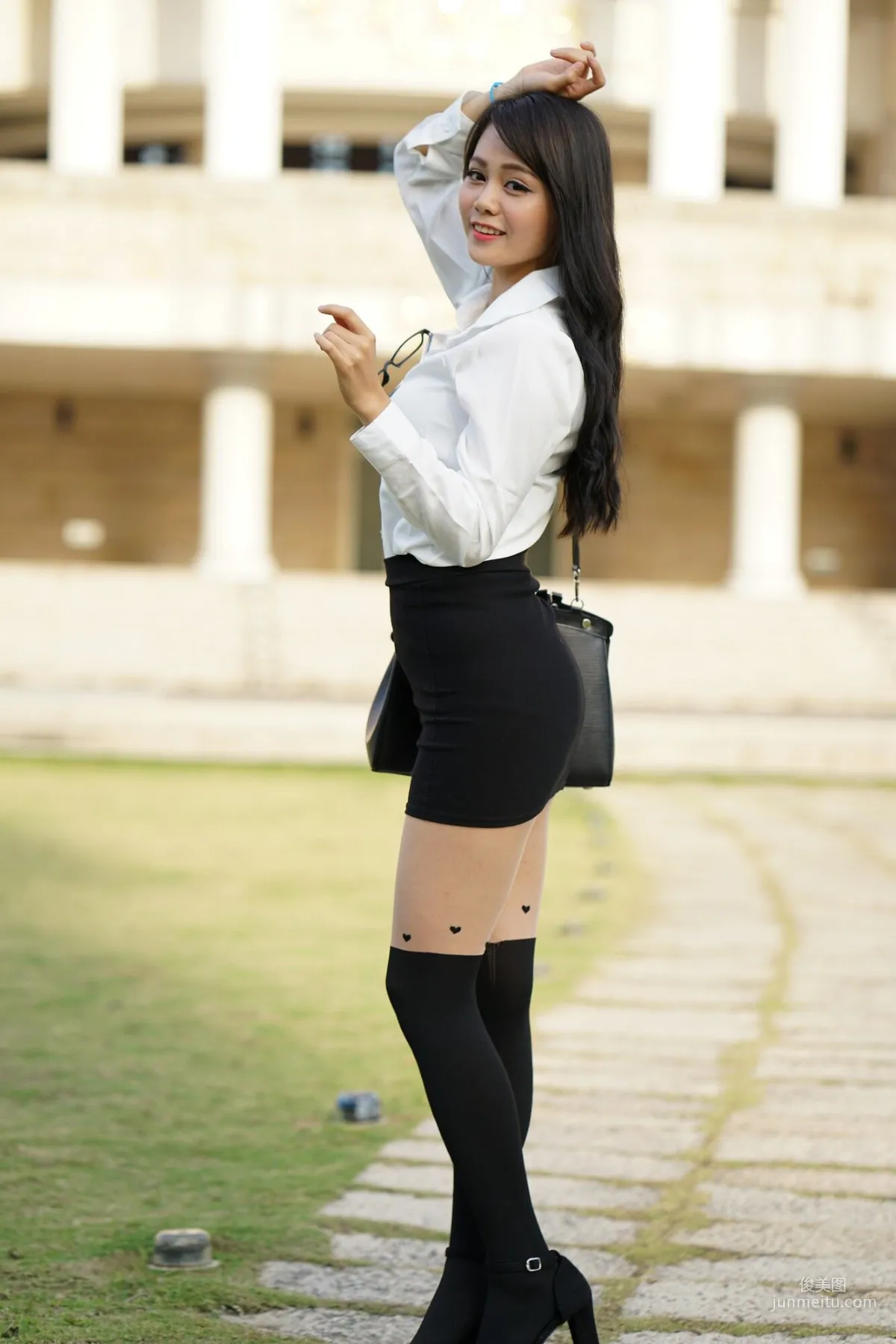 [Taiwan Beauties] Candy Sun, Asia University Outdoor Shoot Photo Set photo 7