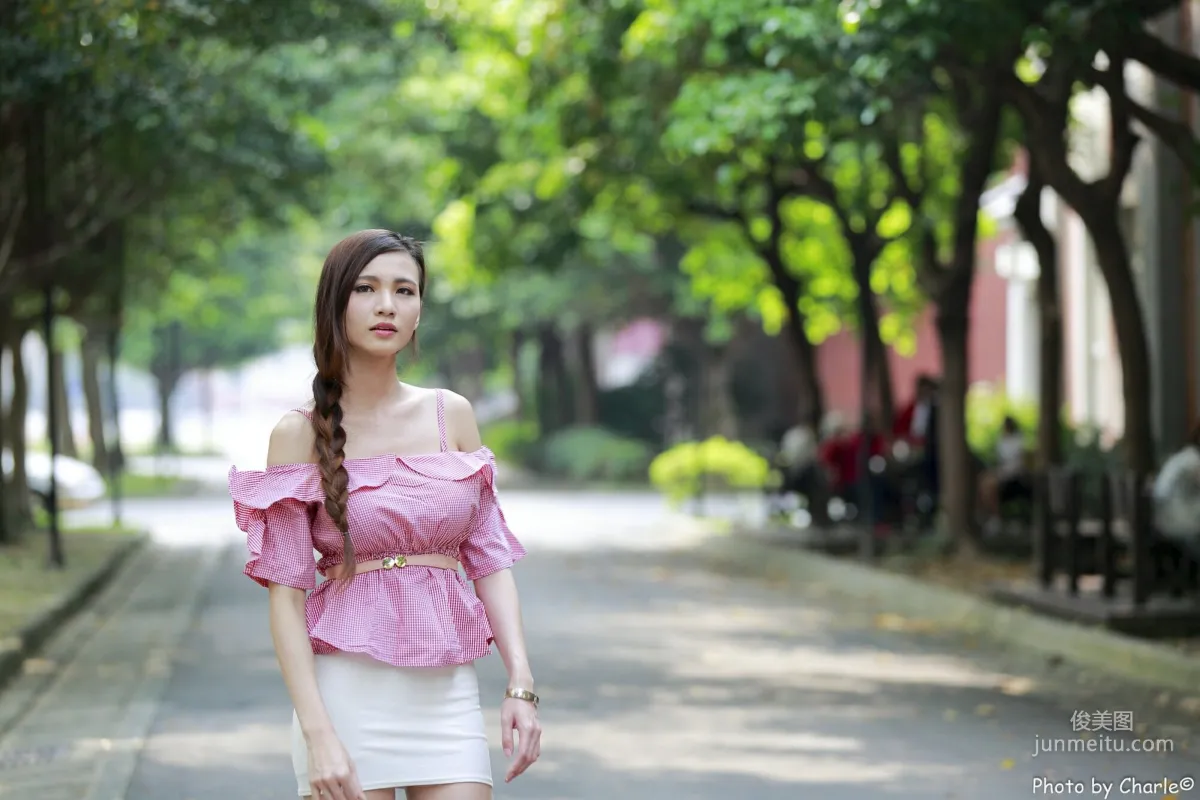 [Taiwan Beauties] Cai Yixin Candice Normal University Outdoor Shoot 3 Outfits Photo Set photo 16