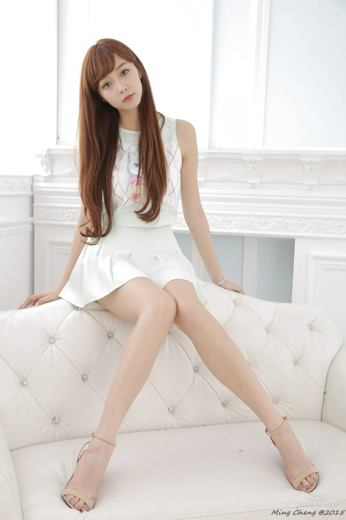 [Taiwan Beauties] Mimi Chen - Studio Shoot (3 Sets of Beautiful Legs Outfits) Photo Set photo 35