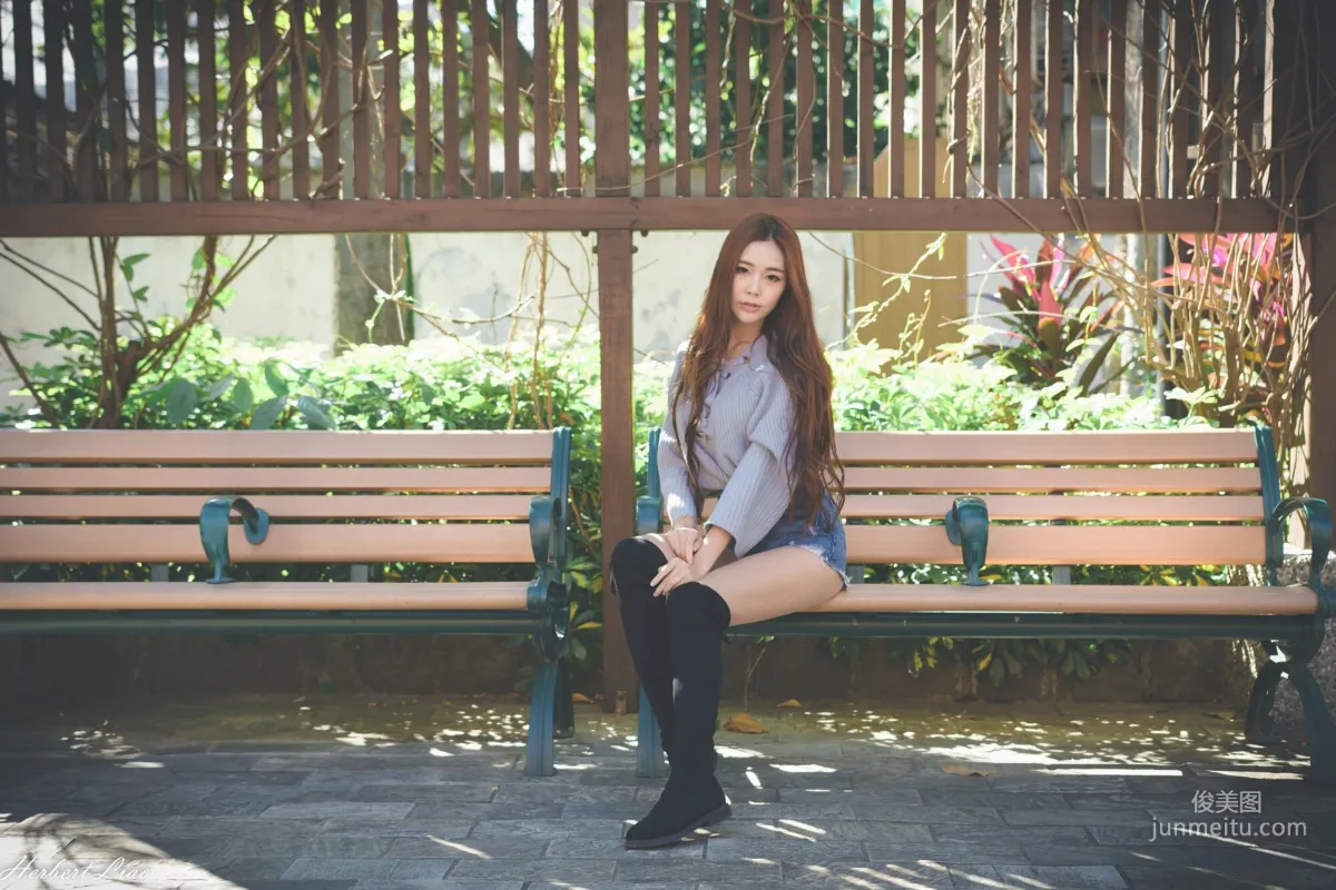[Taiwan Beauties] Huang Shangyan Rubis, Guting Station Area, Denim Hot Pants Street Snap Photo Set photo 22