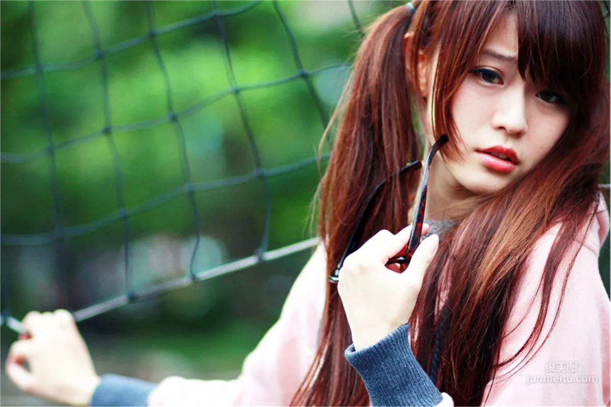 [Taiwan Beauties] Qiu Yuxuan (Yu Xuan) + Bai Bai, Campus Cute Outdoor Shoot Photo Set photo 22