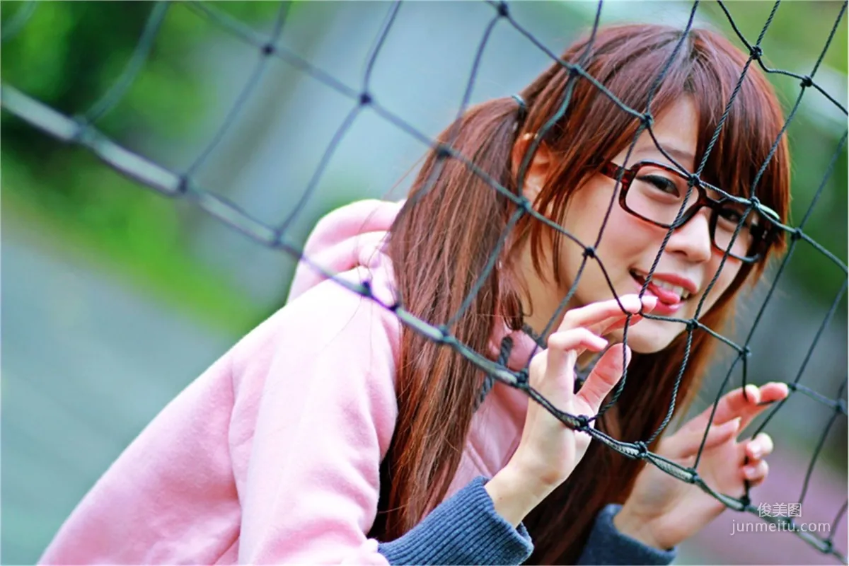 [Taiwan Beauties] Qiu Yuxuan (Yu Xuan) + Bai Bai, Campus Cute Outdoor Shoot Photo Set photo 17