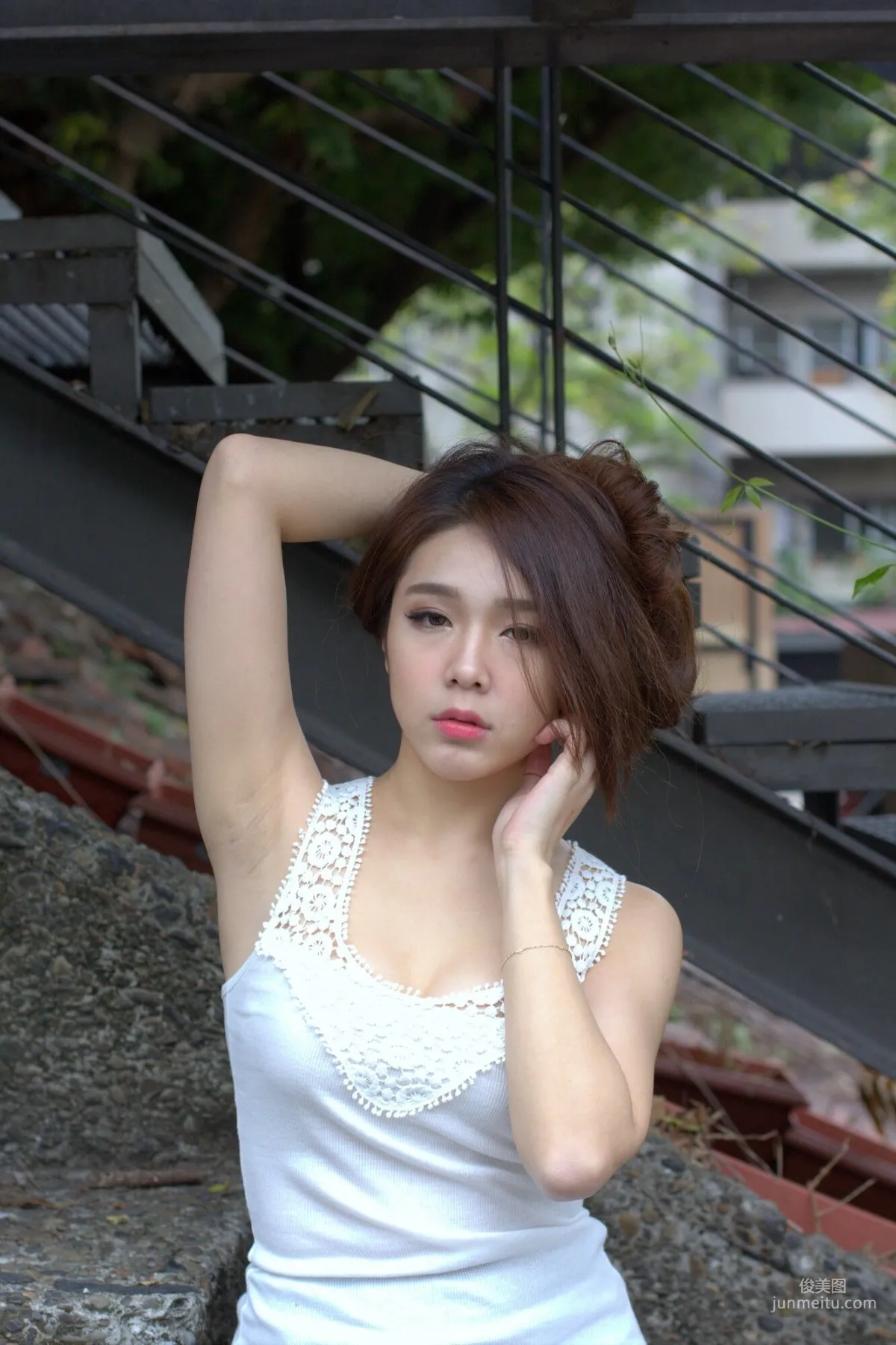 [Taiwan Beauties] Baby66 Black Stockings Street Snap Photo Set photo 81