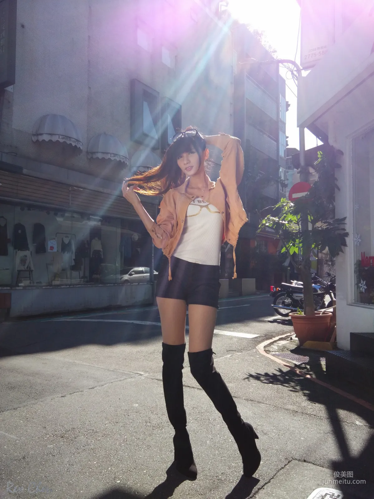 [Taiwan Web Celebrity Beauty] Cai Yixin - Outdoor Shoot 6 Outfit Collection Photo Set photo 56