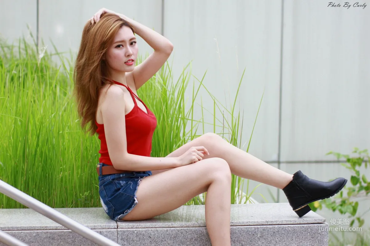 [Taiwan Internet Celebrity Beauty] Guo Minwen Queenie, Martial Arts Hall Street Snap, Photo Set photo 41