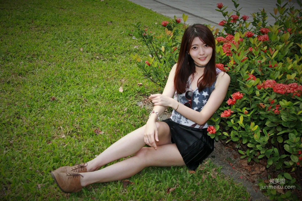 [Taiwan Internet Celebrity Beauty] Brindy Xuexue/Huang Pin Xuan 'Taiwan University Outdoor Shoot' Photo Set photo 42
