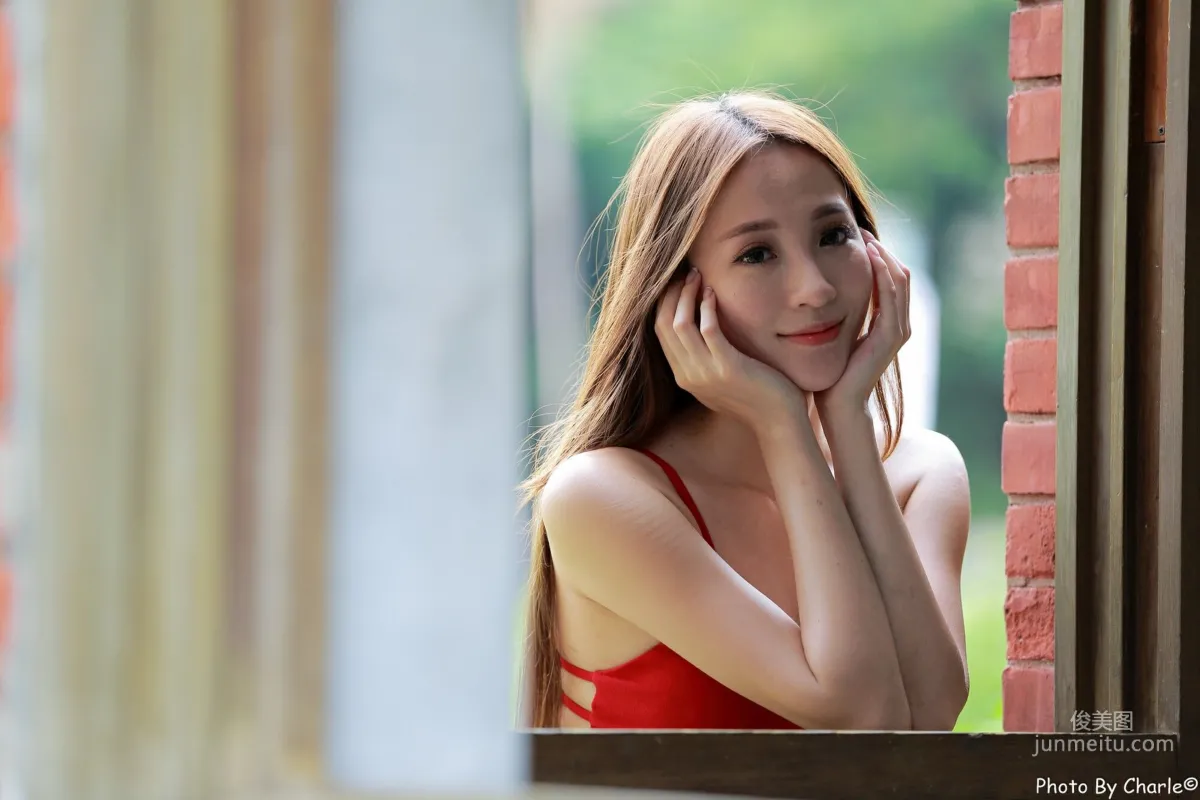 [Taiwan Beauties] Anber Xiao Anbai, MRT Xinbeitou Station, Outdoor Photo Set photo 28