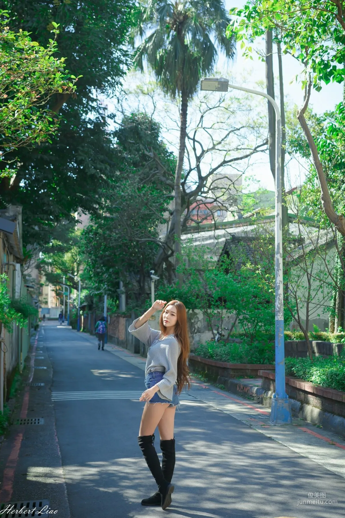 [Taiwan Beauties] Huang Shangyan Rubis, Guting Station Area, Denim Hot Pants Street Snap Photo Set photo 65