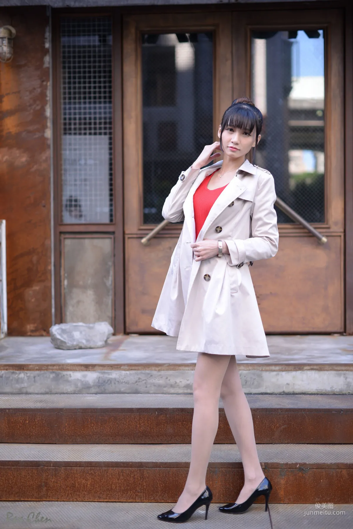 [Taiwan Web Celebrity Beauty] Cai Yixin - Outdoor Shoot 6 Outfit Collection Photo Set photo 43