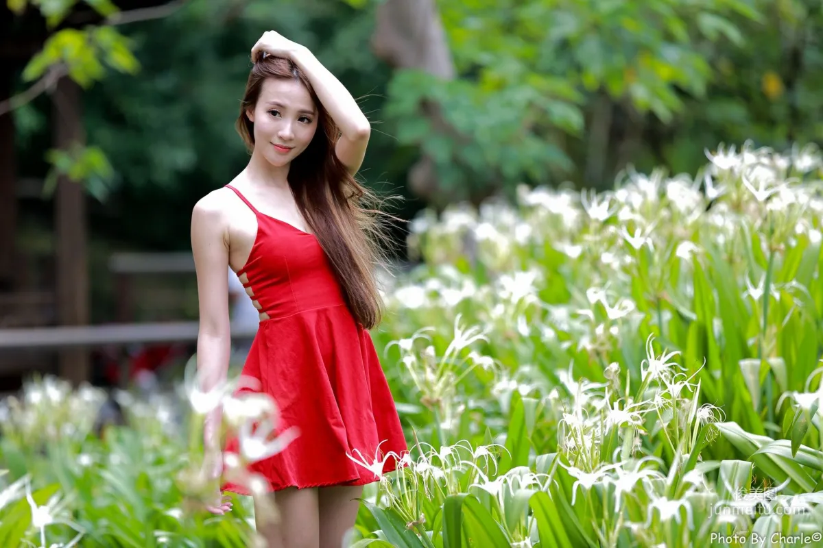 [Taiwan Beauties] Anber Xiao Anbai, MRT Xinbeitou Station, Outdoor Photo Set photo 40