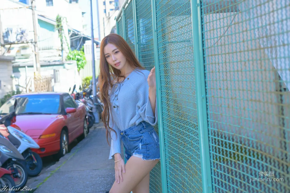 [Taiwan Beauties] Huang Shangyan Rubis, Guting Station Area, Denim Hot Pants Street Snap Photo Set photo 54