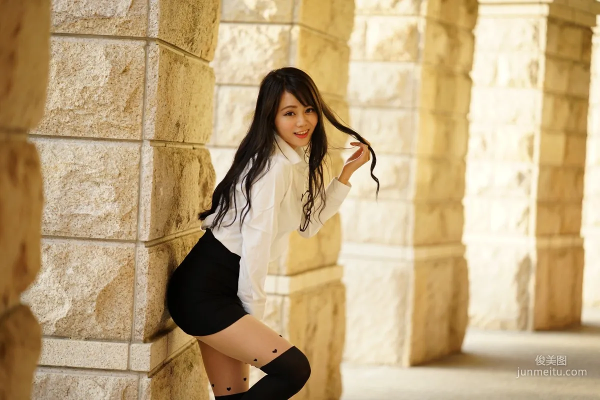 [Taiwan Beauties] Candy Sun, Asia University Outdoor Shoot Photo Set photo 38