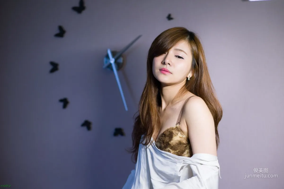 [Taiwan Beauties] Abbie Chiu, Black Stockings OL Lingerie Appreciation Photo Set photo 90