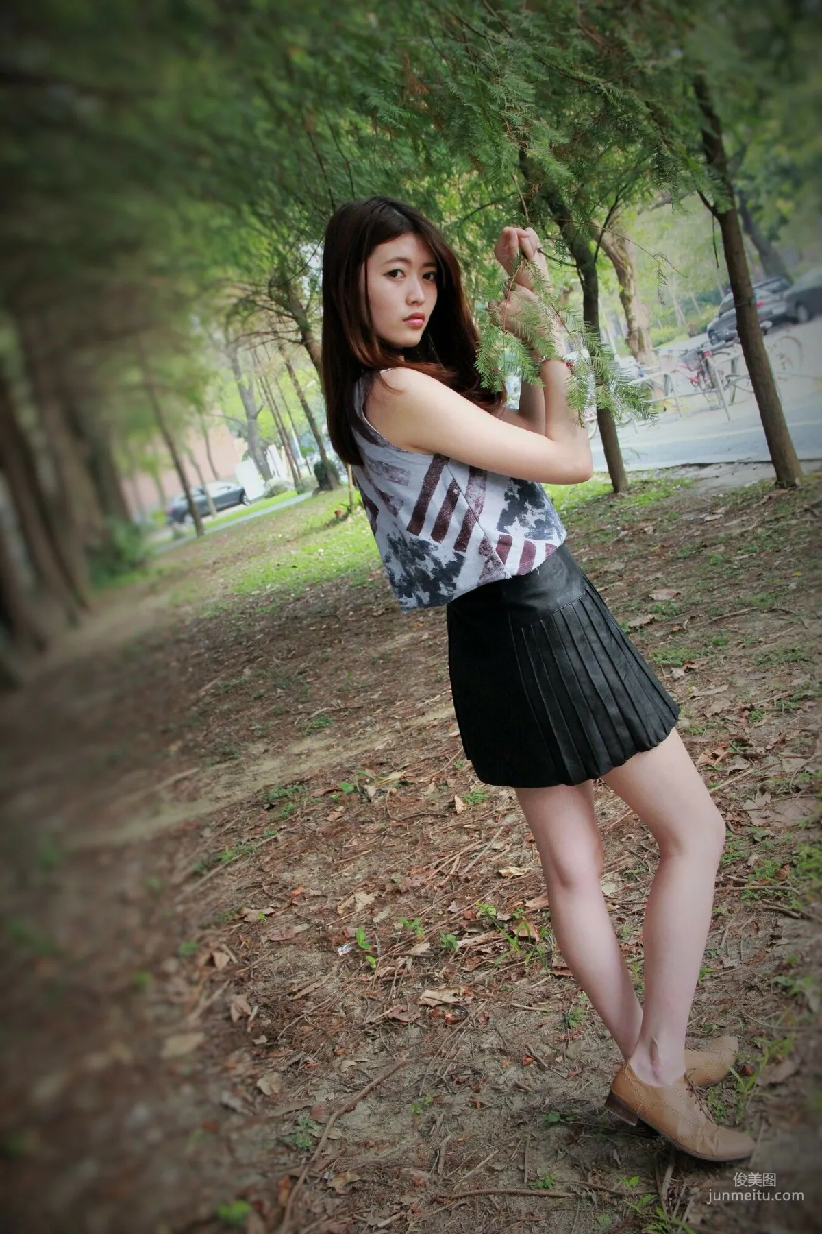 [Taiwan Internet Celebrity Beauty] Brindy Xuexue/Huang Pin Xuan 'Taiwan University Outdoor Shoot' Photo Set photo 34