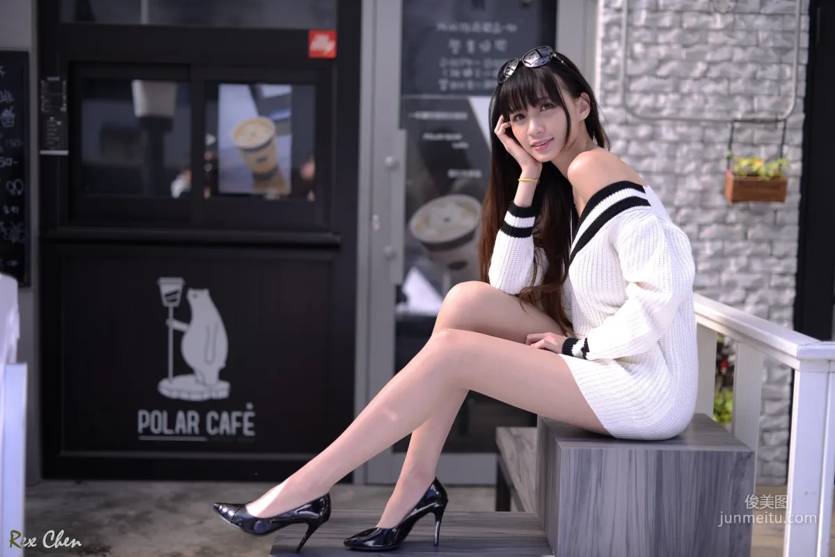 [Taiwan Web Celebrity Beauty] Cai Yixin - Outdoor Shoot 6 Outfit Collection Photo Set photo 64