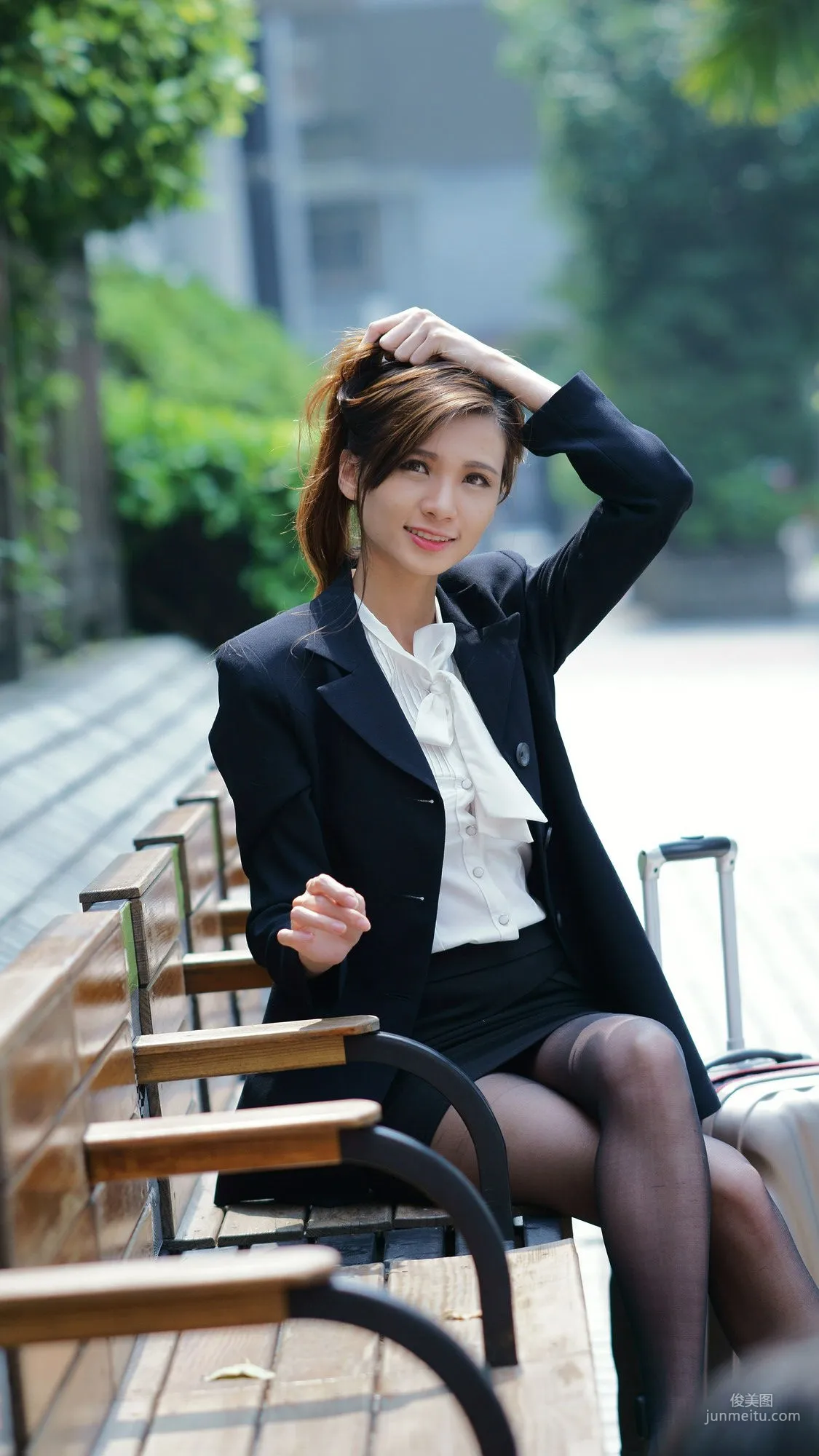 [Taiwan Web Celebrity Beauty] Cai Yixin - Outdoor Shoot 6 Outfit Collection Photo Set photo 35
