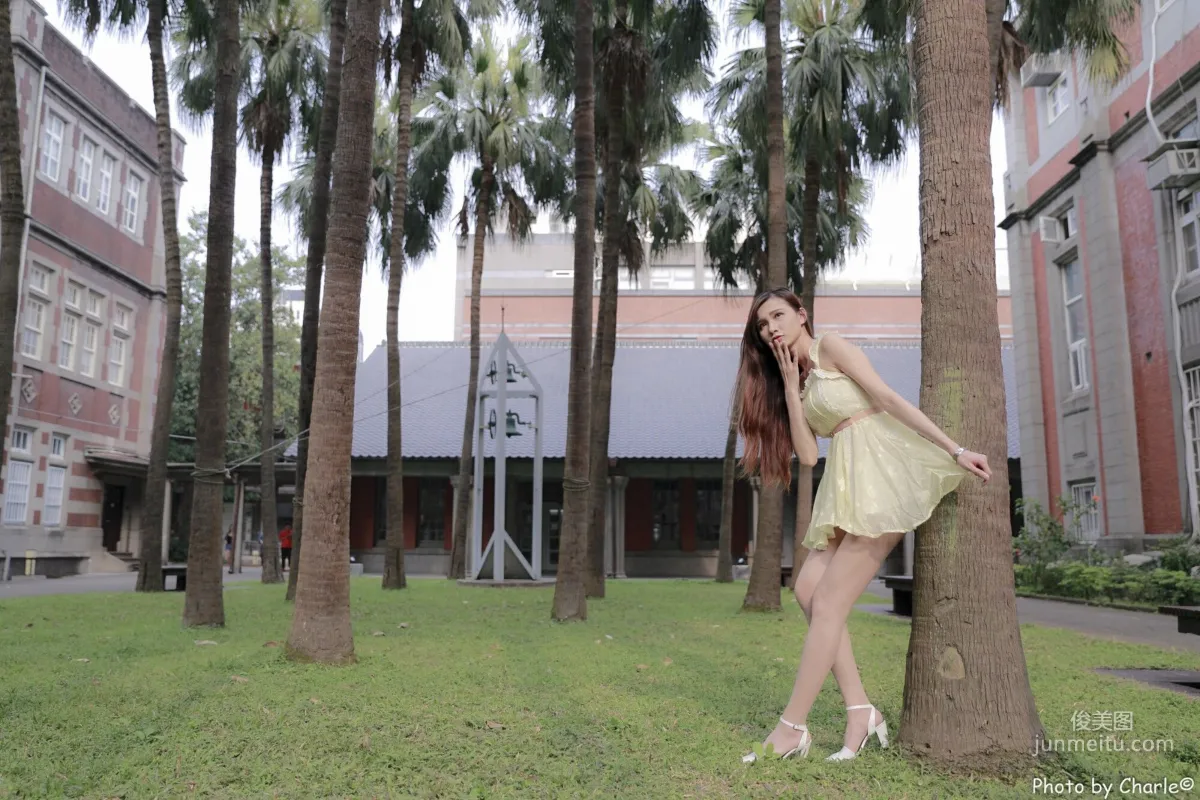 [Taiwan Beauties] Cai Yixin Candice Normal University Outdoor Shoot 3 Outfits Photo Set photo 33
