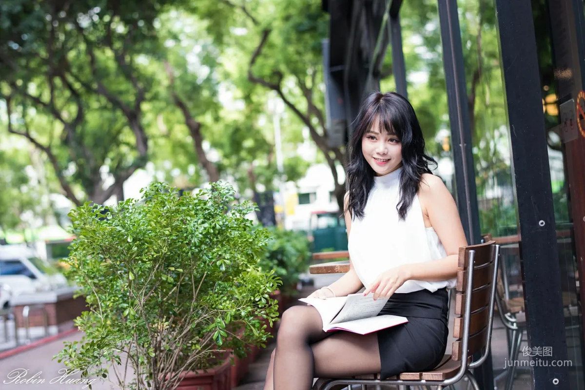 [Taiwan Beauties] Candy Sun, OL Black Stockings (2 Sets) Photo Set photo 39