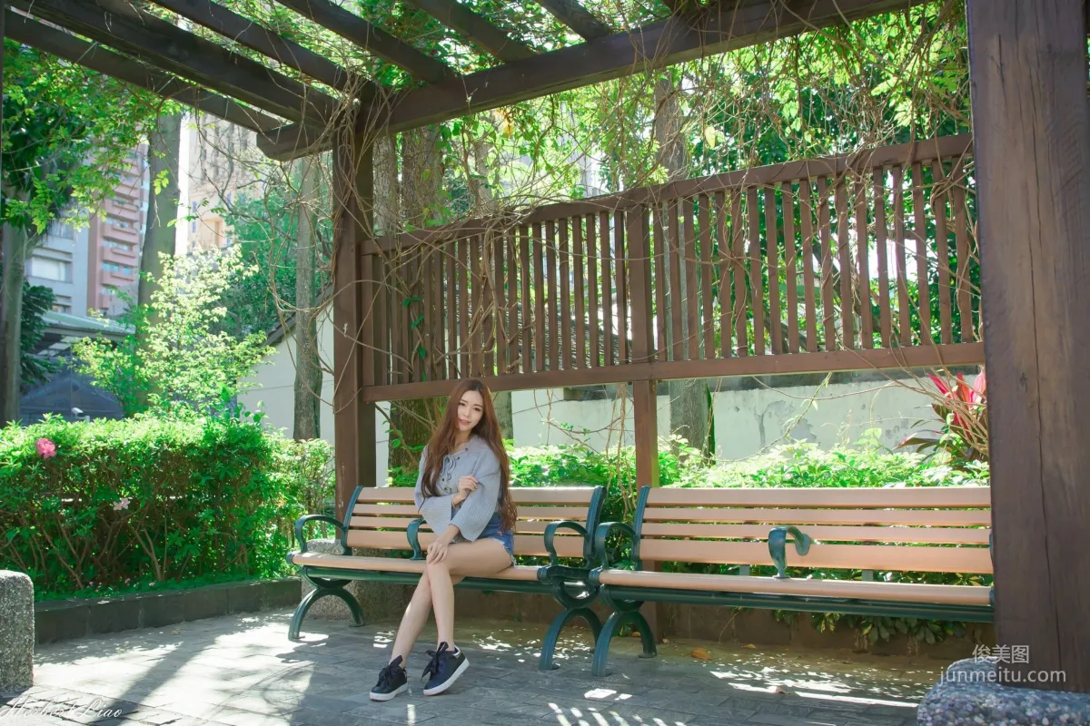 [Taiwan Beauties] Huang Shangyan Rubis, Guting Station Area, Denim Hot Pants Street Snap Photo Set photo 58