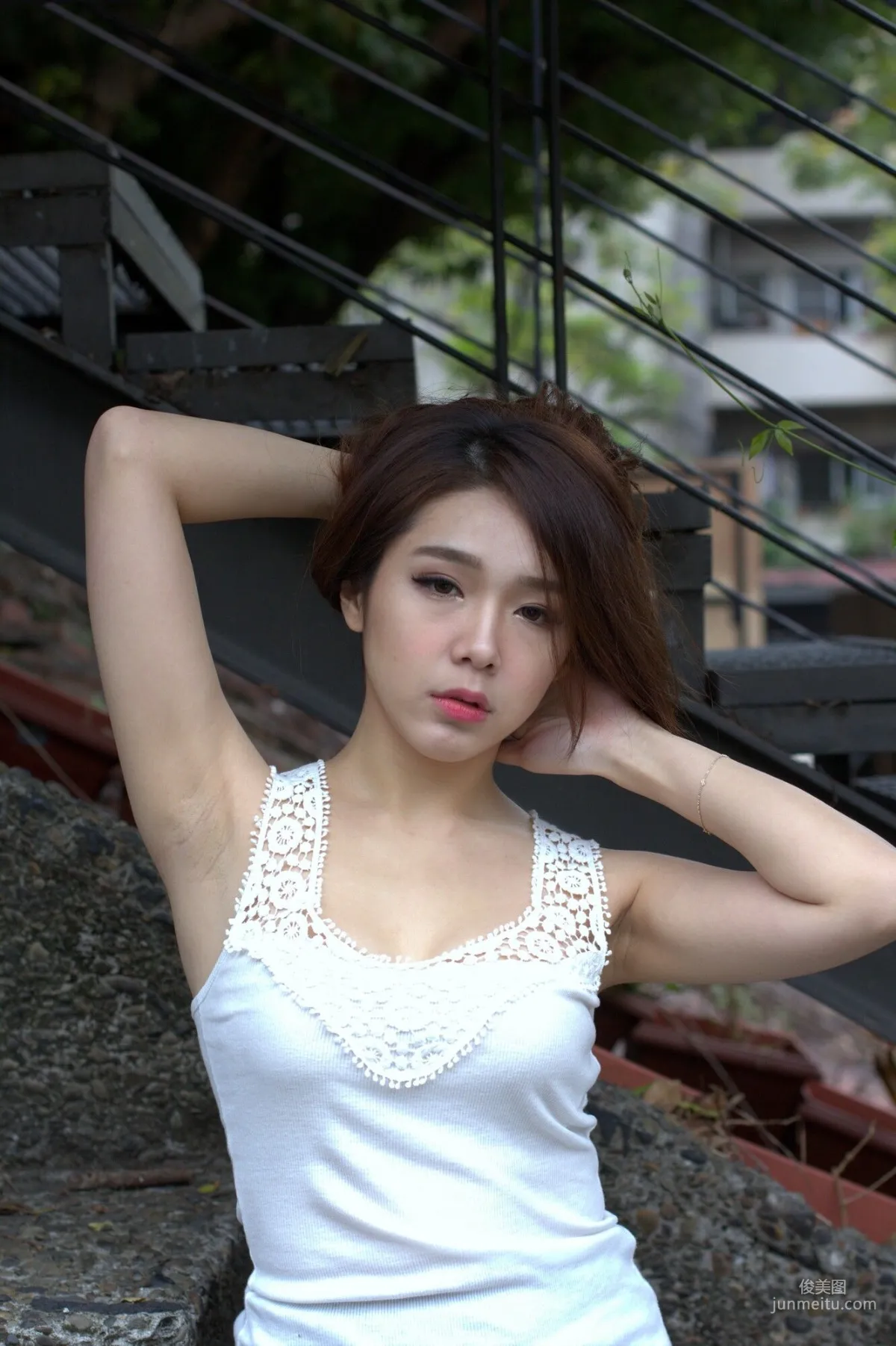 [Taiwan Beauties] Baby66 Black Stockings Street Snap Photo Set photo 80