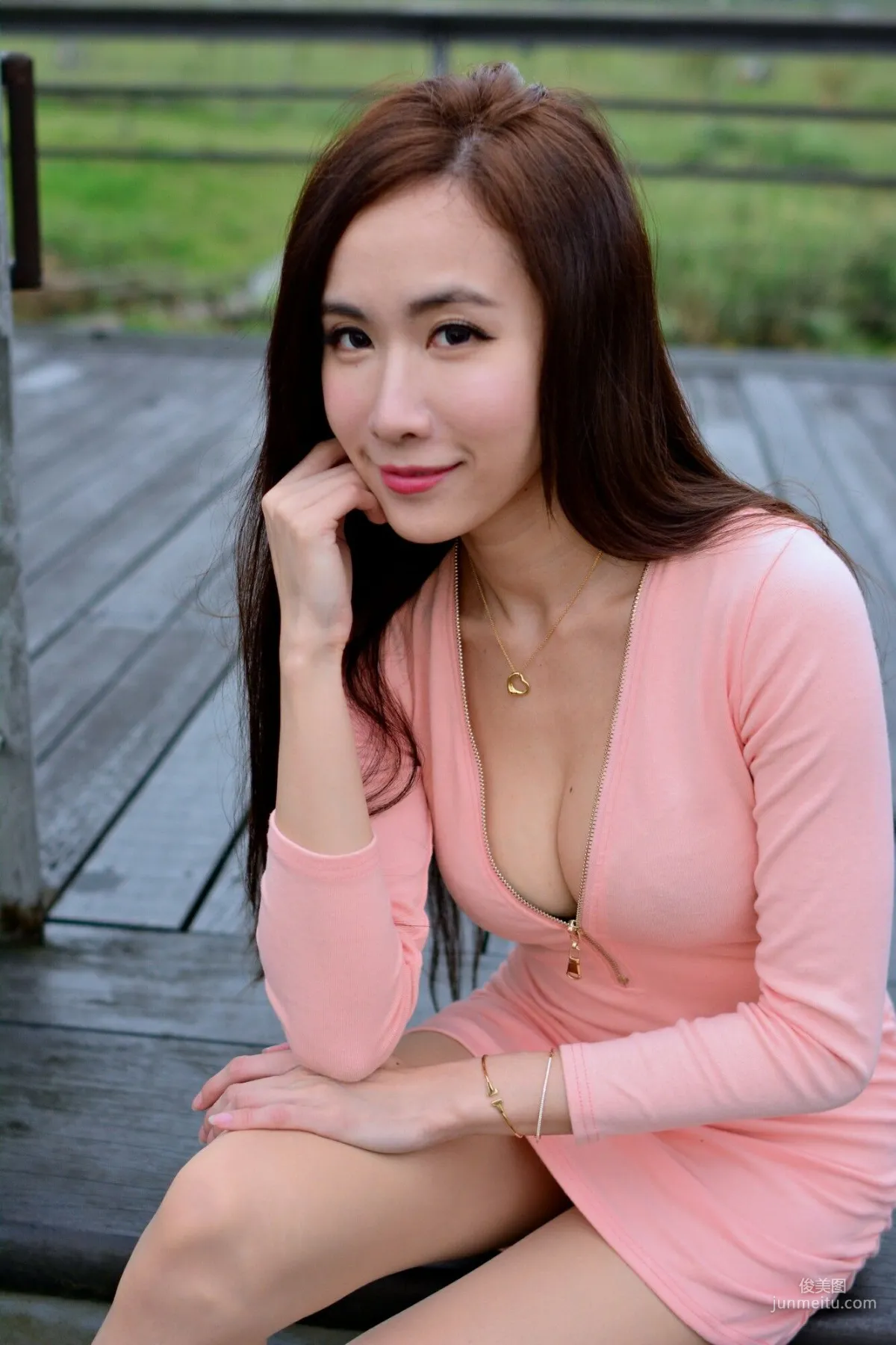 [Taiwan Beauties] Dora Yanxi, Landscape Green Outdoor Shoot (Three Outfits) Photo Set photo 8