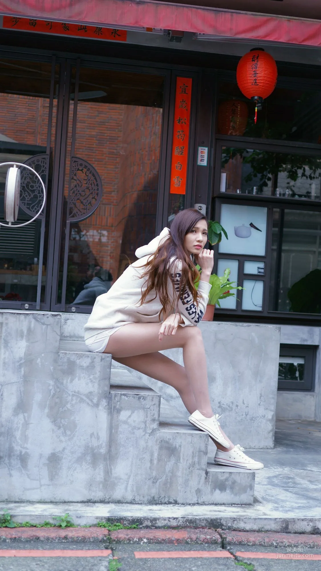 [Taiwan Web Celebrity Beauty] Cai Yixin - Outdoor Shoot 6 Outfit Collection Photo Set photo 23