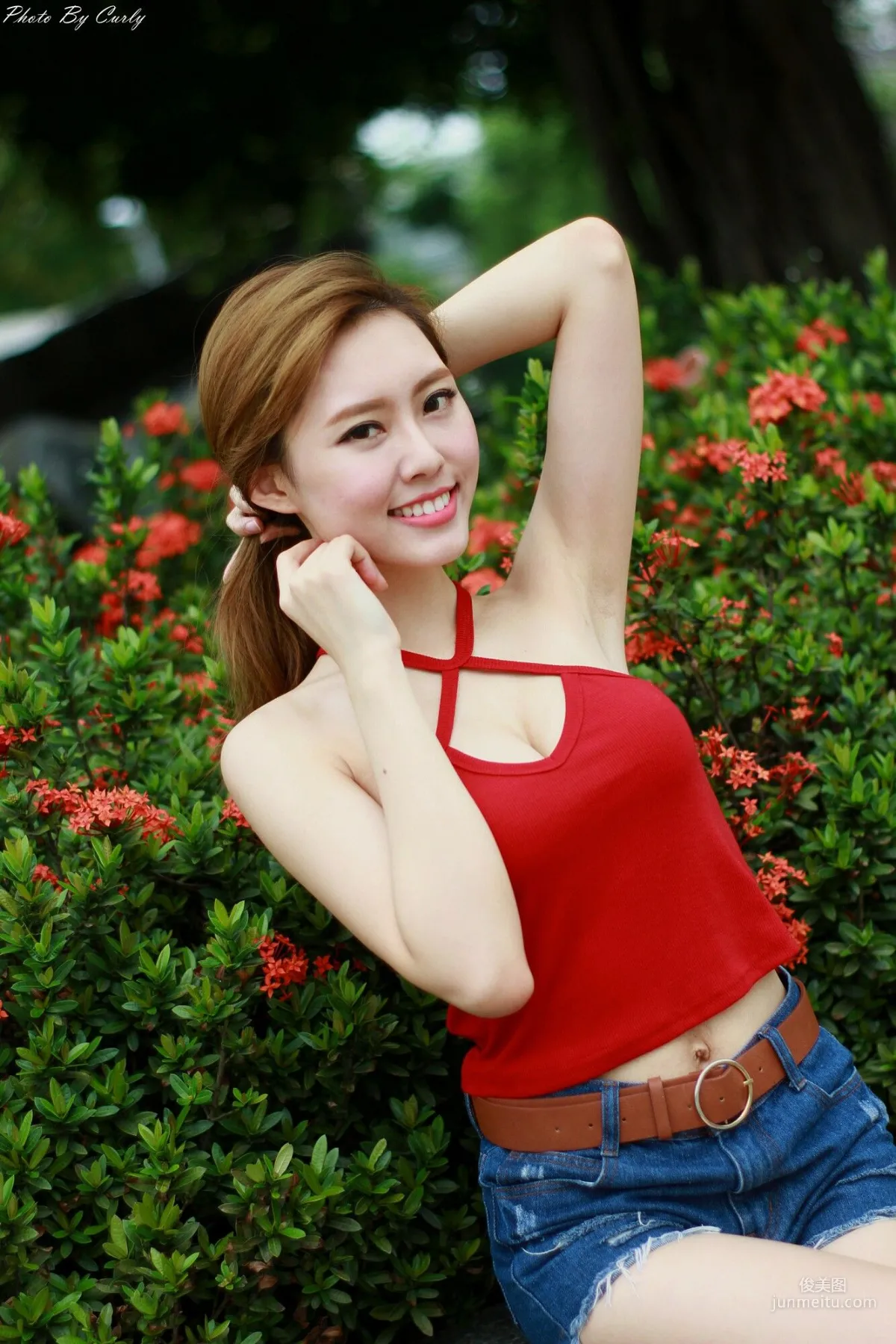 [Taiwan Internet Celebrity Beauty] Guo Minwen Queenie, Martial Arts Hall Street Snap, Photo Set photo 36