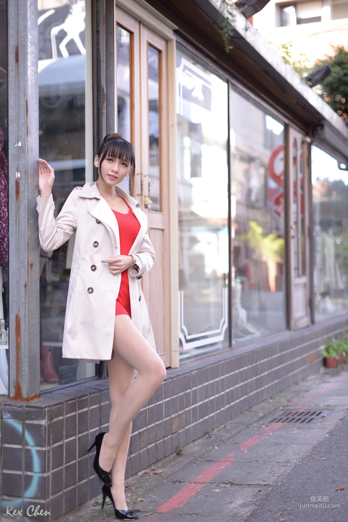 [Taiwan Web Celebrity Beauty] Cai Yixin - Outdoor Shoot 6 Outfit Collection Photo Set photo 6