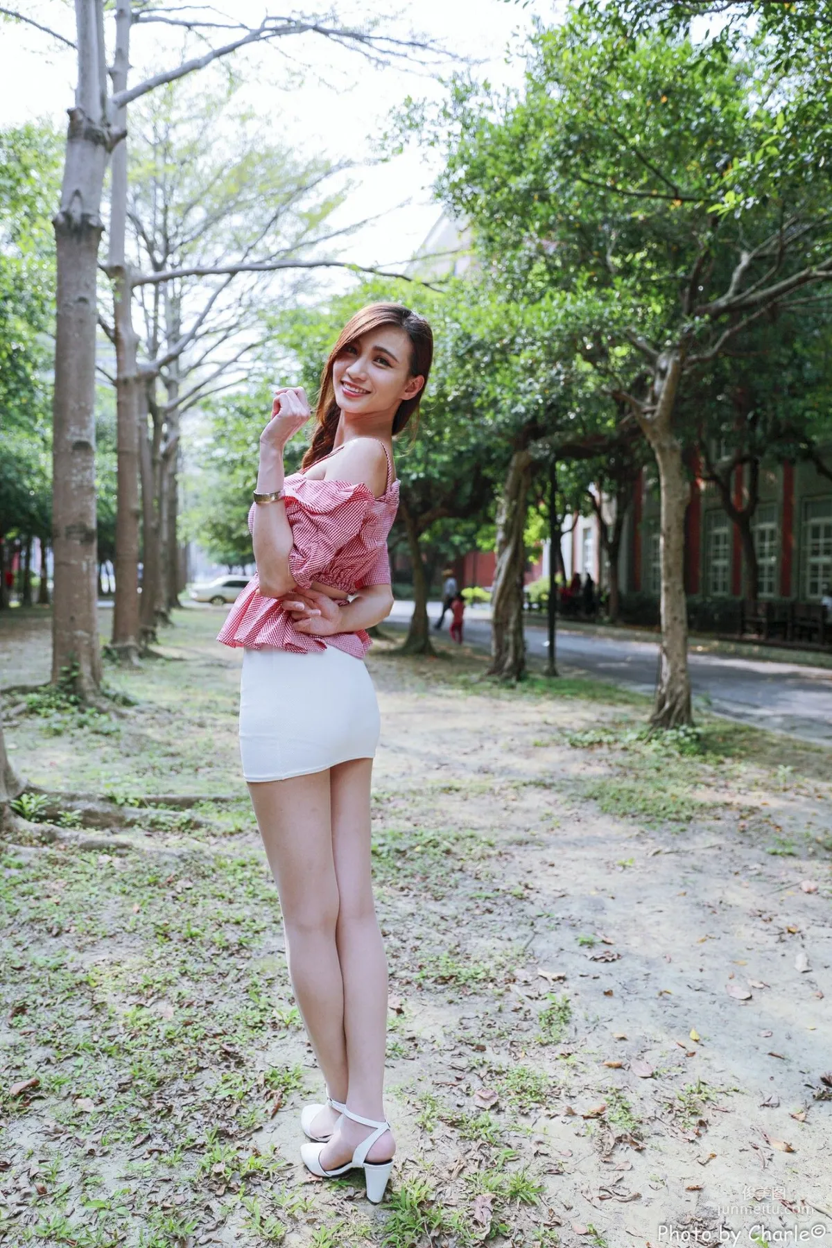 [Taiwan Beauties] Cai Yixin Candice Normal University Outdoor Shoot 3 Outfits Photo Set photo 23