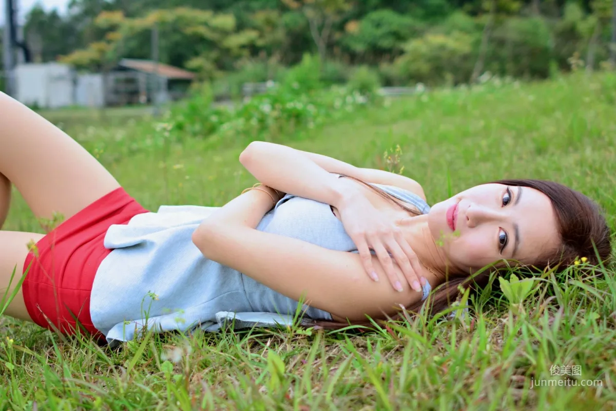 [Taiwan Beauties] Dora Yanxi, Landscape Green Outdoor Shoot (Three Outfits) Photo Set photo 34