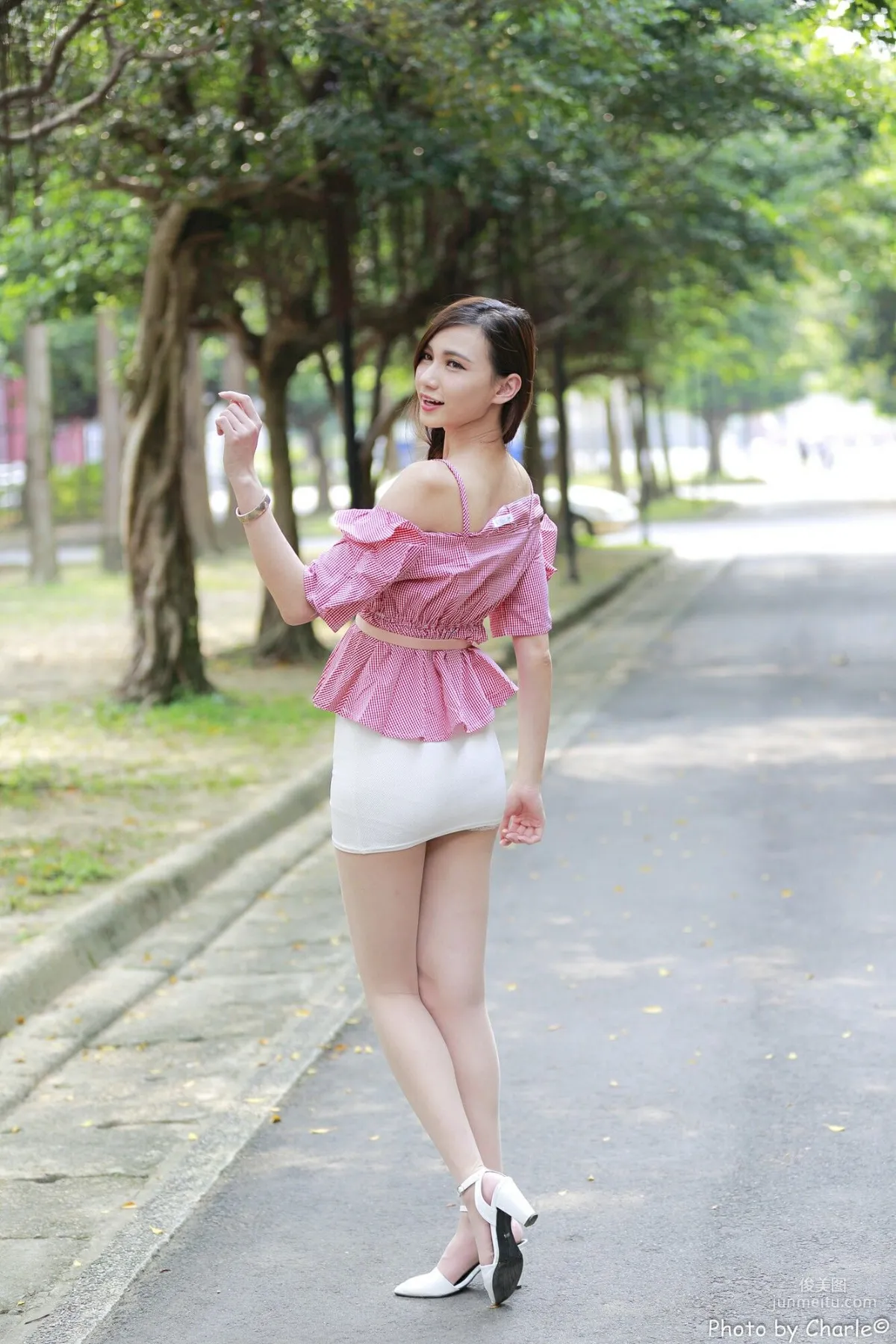 [Taiwan Beauties] Cai Yixin Candice Normal University Outdoor Shoot 3 Outfits Photo Set photo 14
