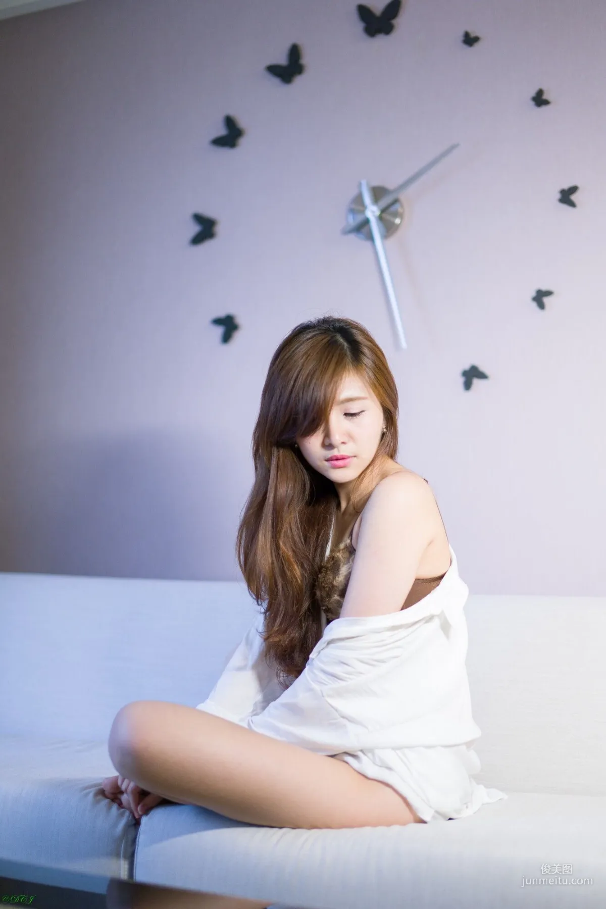 [Taiwan Beauties] Abbie Chiu, Black Stockings OL Lingerie Appreciation Photo Set photo 94