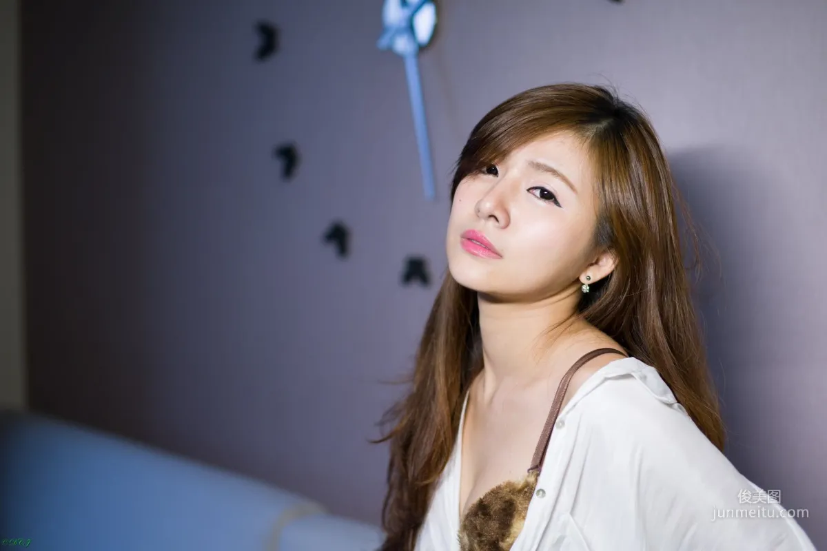 [Taiwan Beauties] Abbie Chiu, Black Stockings OL Lingerie Appreciation Photo Set photo 89