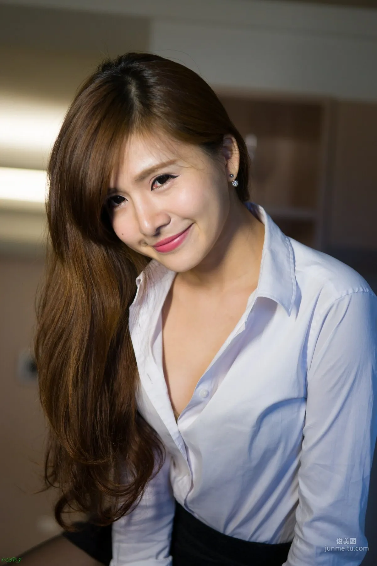 [Taiwan Beauties] Abbie Chiu, Black Stockings OL Lingerie Appreciation Photo Set photo 17