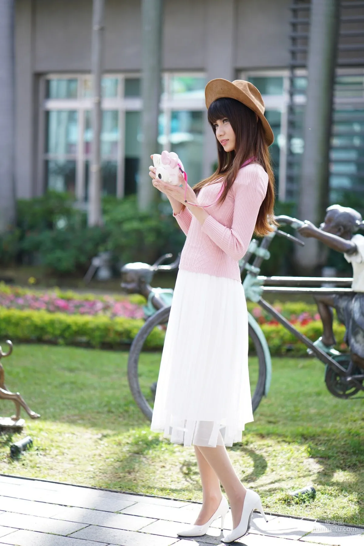 [Taiwan Internet Celebrity Beauty] Cai Yixin Candice Taichung Cultural and Creative (Two Outfits) Photo Set photo 42