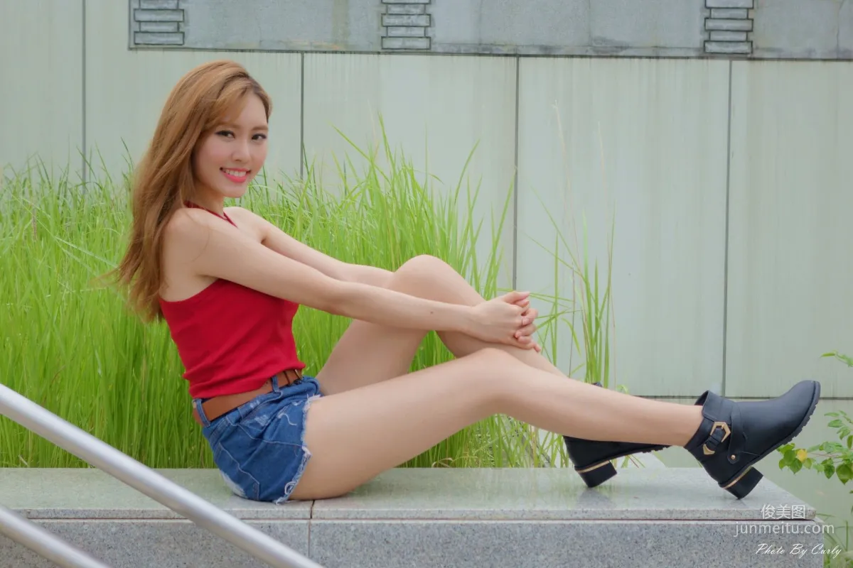 [Taiwan Internet Celebrity Beauty] Guo Minwen Queenie, Martial Arts Hall Street Snap, Photo Set photo 17