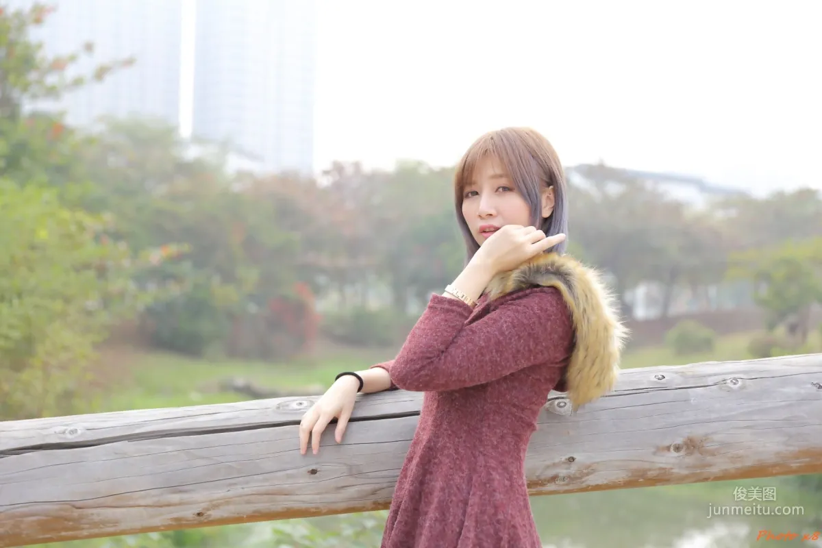 [Taiwan Beauties] Ann Outdoor Shoot Three Outfits Photo Set photo 5