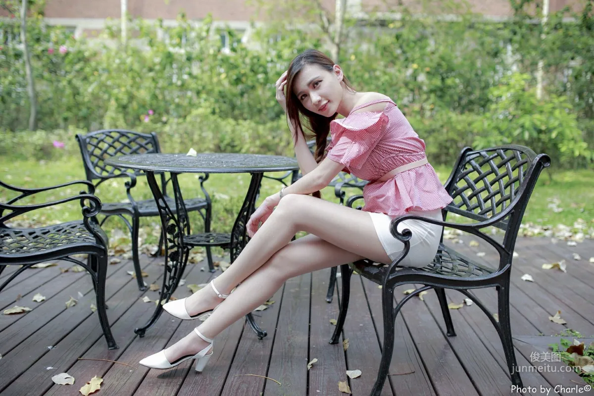 [Taiwan Beauties] Cai Yixin Candice Normal University Outdoor Shoot 3 Outfits Photo Set photo 24