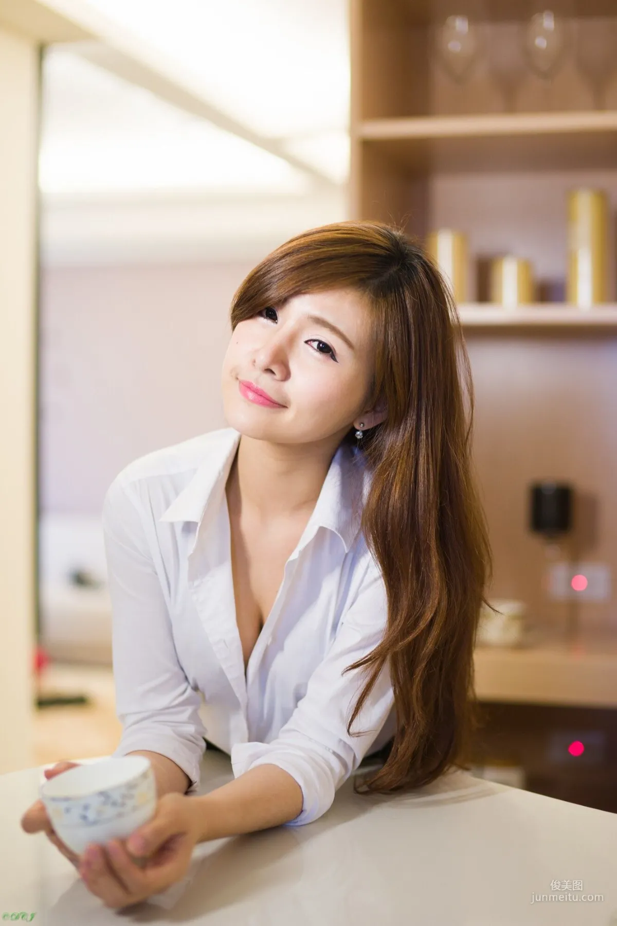 [Taiwan Beauties] Abbie Chiu, Black Stockings OL Lingerie Appreciation Photo Set photo 81