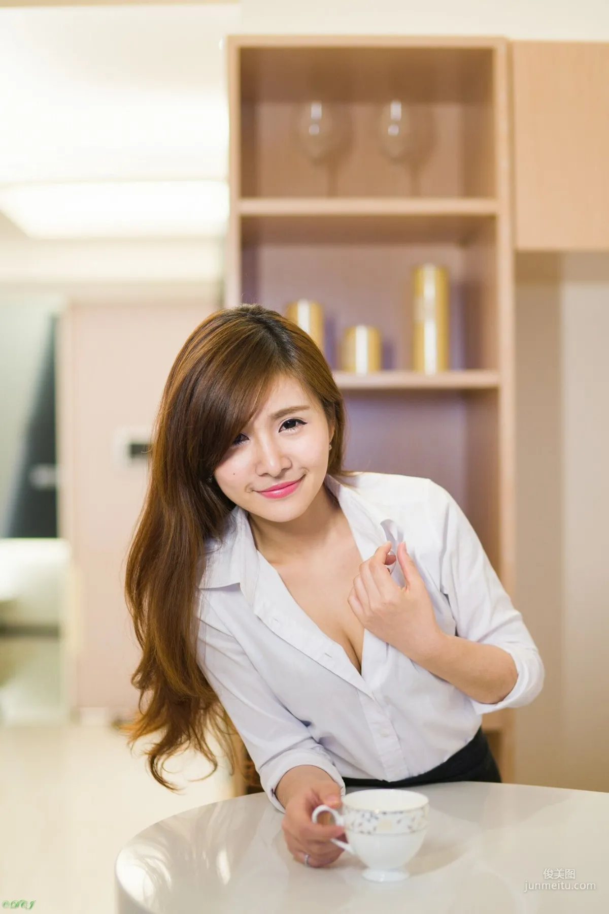 [Taiwan Beauties] Abbie Chiu, Black Stockings OL Lingerie Appreciation Photo Set photo 82